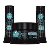 Kit Shampoo Condicionador e Máscara Cachos Sim! 300ml - Haskell