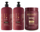 Kit Shitake Plus SH + Cond. 1 Litro + Másc. 1 Kg - Bio extratus