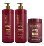 Kit Shitake Plus SH + Cond. 1 Litro + Másc. 1 Kg - Bio extratus