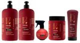 Kit Shitake Plus SH + Cond. 1 Litro + Másc. 1 KG + Final. 250g + Spray 300ml - Bio extratus