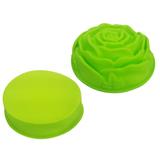 Kit Silicone Cozinha 2 Forma Doce Torta Flor Redonda Verde (kit2-sili-6-11) - Braslu