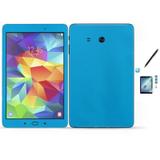 Kit Skin Adesivo Protetor Galaxy Tab E - T560/T561 / Caneta Touch + Pel Vidro (Azul Claro) - Bd cases