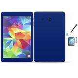 Kit Skin Adesivo Protetor Galaxy Tab E - T560/T561 / Caneta Touch + Pel Vidro (Azul Escuro) - Skin t18