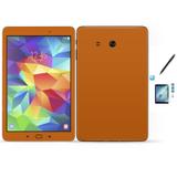 Kit Skin Adesivo Protetor Galaxy Tab E - T560/T561 / Caneta Touch + Pel Vidro (Laranja) - Skin t18