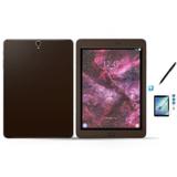 Kit Skin Adesivo Protetor Galaxy Tab S3 - T820/T825 / Caneta Touch + Pel Vidro (Marrom) - Bd cases