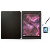 Kit Skin Adesivo Protetor Galaxy Tab S3 - T820/T825 / Caneta Touch + Pel Vidro (Marrom Premium) - Skin t18