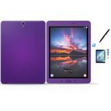 Kit Skin Adesivo Protetor Galaxy Tab S3 - T820/T825 / Caneta Touch + Pel Vidro (Roxo) - Bd cases