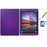 Kit Skin Adesivo Protetor Galaxy Tab S3 - T820/T825 / Caneta Touch + Pel Vidro (Roxo) - Skin t18