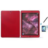 Kit Skin Adesivo Protetor Galaxy Tab S3 - T820/T825 / Caneta Touch + Pel Vidro (Vermelho) - Skin t18