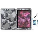 Kit Skin Galaxy Tab S3 - T820/T825 Pel Vidro Camuflado Cinza - Bd cases