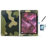 Kit Skin Galaxy Tab S3 - T820/T825 + Pel Vidro (Camuflagem) - Bd cases