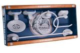 Kit Soft para Banheiro Branco com 5 Peças - Metasul