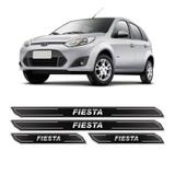 Kit Soleira Da Porta Diamante Fiesta 2003/2014 Resinada - Sportinox