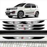 Kit Soleira Da Porta Fiat Uno Sporting 2017 Resinado Cromado - Sportinox