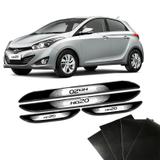 Kit Soleira Da Porta Hb20 2012 a 2019 Com Black Over Resinado - Sportinox