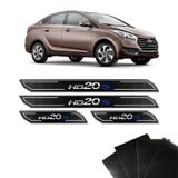 Kit Soleira Diamante Hb20s Sedan 2014/2019 E Protetor de Porta - Sportinox