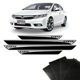 Kit Soleira New Civic 2007/2016 E Adesivo Protetor de Porta - Sportinox
