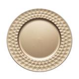 Kit Sousplat Craquelado Dourado 33 cm 6 Unidades Class Home