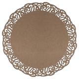 Kit Sousplat em MDF Cru Mdecore Arabesco 32x32cm