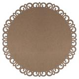 Kit Sousplat em MDF Cru Mdecore Arabesco 32x32cm