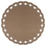 Kit Sousplat em MDF Cru Mdecore Ornamental 32x32cm