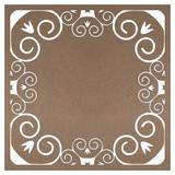 Kit Sousplat em MDF Mdecore Arabesco 32x32cm