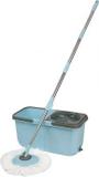 Kit spin mop de limpeza com esfregao vassoura e balde com centrifugador em inox completo mop com rot - Mor