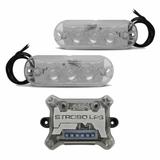 Kit Strobo LED AJK Sound LPS Black Âmbar 12 Efeitos