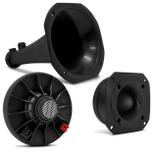 Kit Super Tweeter STW500 100W RMS + Driver DRV-500 100W RMS + Corneta Longa Preta - Prime