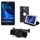 Kit Suporte Tablet Carro Galaxy Tab A 7.0' 2016 T280 T285 + Película Vidro +Capa Girat - Armyshield