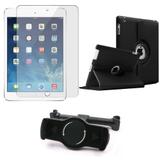 Kit Suporte Tablet Carro iPad 2 + Película Vidro +Capa Giratória - Armyshield