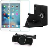 Kit Suporte Tablet Carro iPad 3 + Película Vidro +Capa Giratória - Armyshield