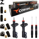 Kit suspensão completo corven fiat palio 2001/2007 - Kit - 4 amortecedores + kits (corven)