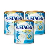 Kit Sustagen Nutrição E Energia 400G Baunilha - 3 unid.