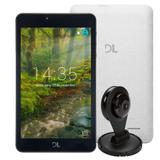 Kit Tablet DL Creative Tab, Tela 7, 8GB, Wi-Fi, Android7, Quad Core de 1.2Ghz + Câmera IP Wi-Fi