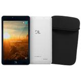 Kit Tablet DL Invent Now, Tela de 7, 8GB, Câmera, Android 5.1, Quad Core de 1.2 Ghz + Capa Preta