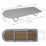 Kit Tabua Passar Portátil + Varal Sanfonado 60 Cm (someway) - Não se aplica