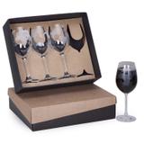 Kit Taças de cristal Bohemia 4 unidades - Shop quality