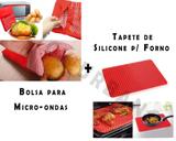 Kit Tapete de Silicone Culinario + Bolsa para Cozinhar Batata no Microondas Clink