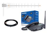 KIT TELEFONIA RURAL CA-42S 3G AQUARIO + ANTENA 17DBi + CABO - Aquário