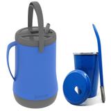 Kit Tereré Copo Alumínio + Bomba + Garrafa Grantermo 2,5lt