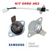 Kit termostatos + termistor lava e seca samsung original dc47-00002c dc32-00004c