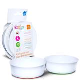 Kit tigelas com base antideslizante com 2 unid Comtac - 4145