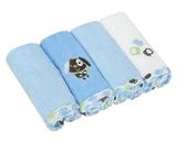 Kit toalha de boca Baby Camesa 4 peças Azul