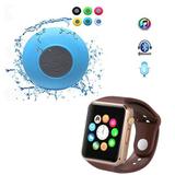Kit Top Relógio Inteligente A1 Smart-Android-Chip + Caixa Som Bluetooth Prova Dagua - Xtrad