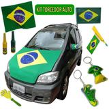 Kit Torcedor Brasil Olimpiada para Carro 14 Itens - Commerce brasil