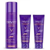 Kit Trivitt Shampoo Matizante 1Litro CondMat.250gr e Másc250gr