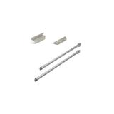 Kit tubo lateral h204 avantbox 500mm prata - Fgv/tn