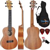 Kit Ukulele Concerto Acústico SU23M STNT Fosco Shelby Completo