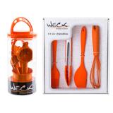 Kit Utensílios 7 peças Laranja Weck